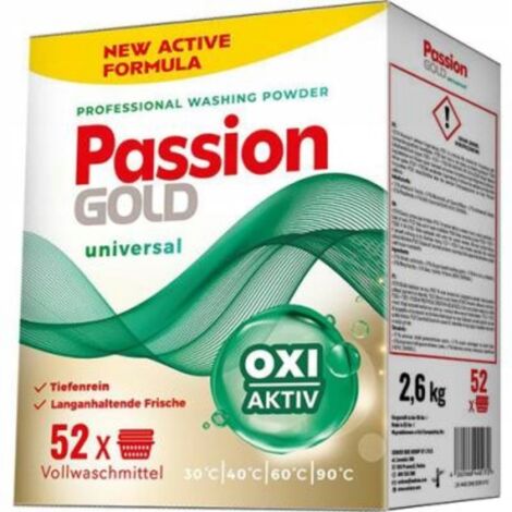 DETERGENTE UNIVERSAL PASIÓN ORO 2,6 KG 52P CAJA