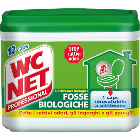 Detergente Wc Net Fosse Biologiche Per Tubature 216gr. Conf.6pz