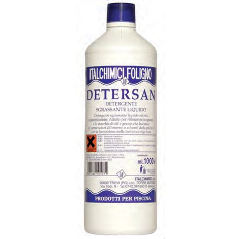 DETERSAN LT.5 DETERGENTE SGRASSATORE PULIZIA PISCINA ITALCHIMICI