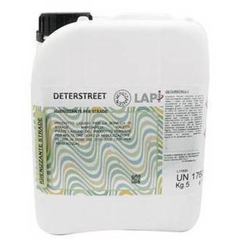 DETERSTREET PER LA BONIFICA DI STRADE - MARCIAPIEDI 5 Kg LAPI