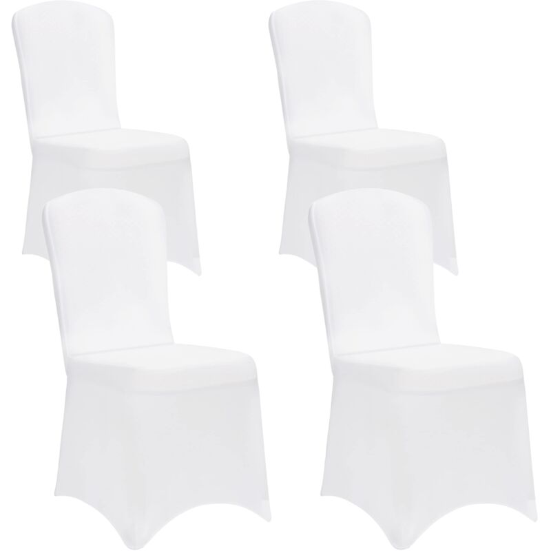 Detex® Chair Covers Set Of 4 Stretch Slipcovers For High-back Dining Chairs Oeko-tex® Certified Washable & Reusable Ideal For Christmas, Weddings,