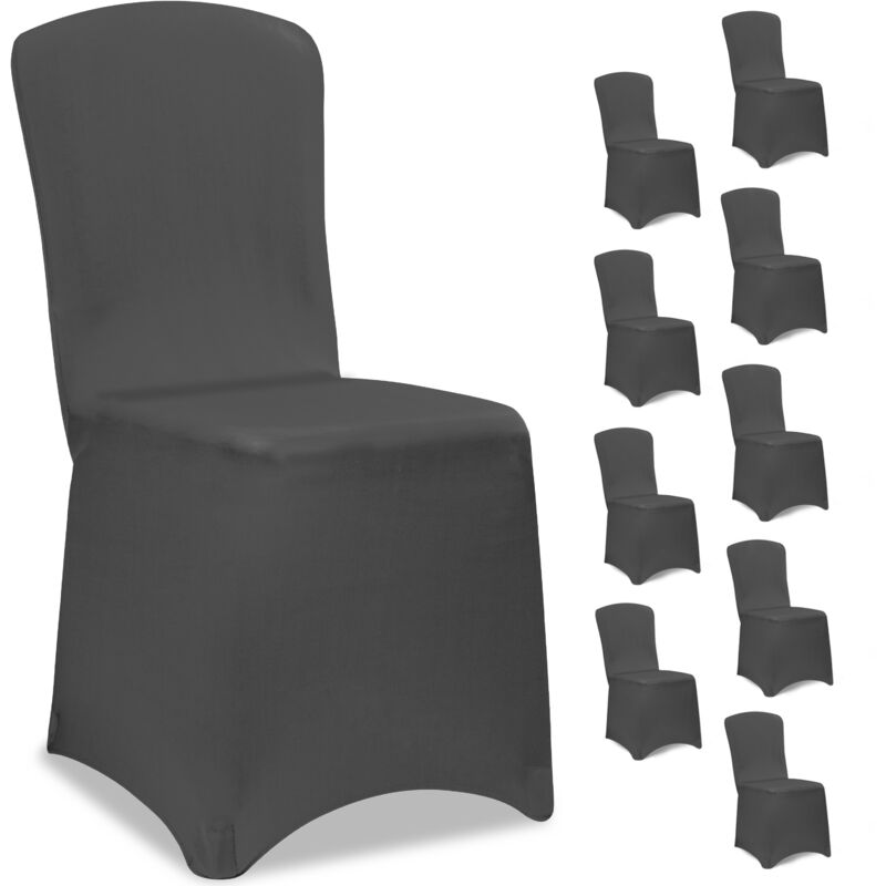 Detex® Chair Covers Stretch Slipcovers For High-back Dining Chairs Oeko-tex® Certified Washable & Reusable Ideal For Christmas, Weddings, Parties
