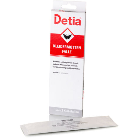 Detia Kleidermottenfalle, 2 Fallen