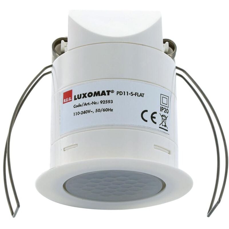 PD11-S-FLAT-FP détecteur de mouvement extra plat esclave 1 canal faux plafond LUXOMAT 92593