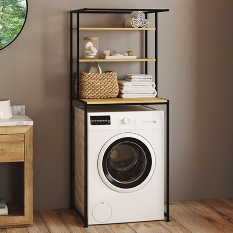 IDMARKET DETROIT estantería superior para lavadora de diseño industrial