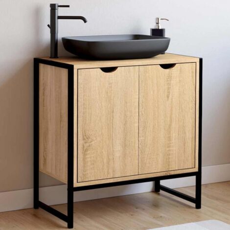 IDMARKET DETROIT mobile bagno di design industriale
