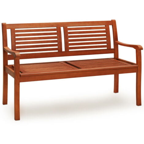 main image of "Deuba Garden Bench Wooden 2 Seater FSC®-Certified Eucalyptus Wood 120 x 60 x 90 cm Outdoor Patio"