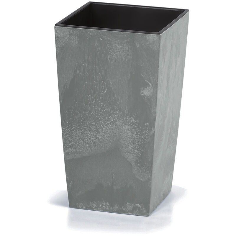 

Deuba Macetero para flores y plantas 26L 49L 91L óptica de hormigón Antracita Gris interior exterior Gris, 26 Litros - Gris