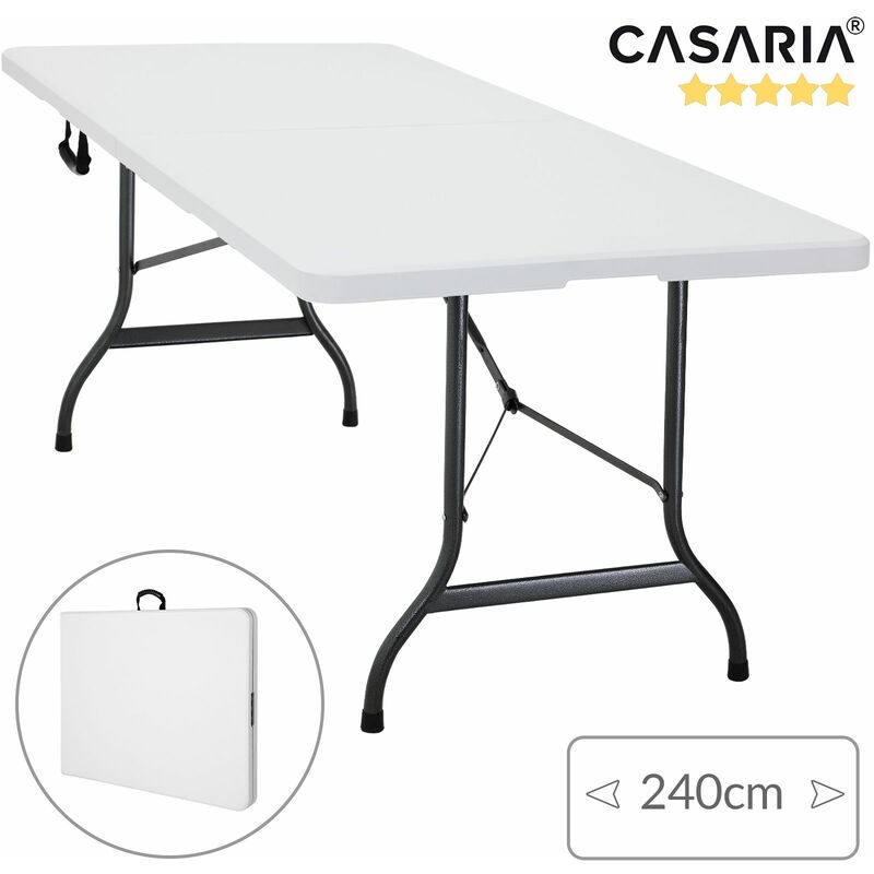 Deuba® Mesa comedor | Plegable | Mesa de camping | Ideal para jardín o