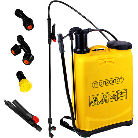 main image of "Deuba Mochila de pulverización multiusos 16 litros Pulverizador a presión con Accesorios Lanza de pulverización limpieza"
