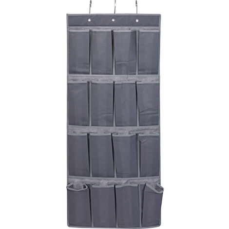 Deuba – Organisateur multifonctionnel pour ustensiles 16 poches – Tissu respirant haute qualité – Accrochage facile avec crochets – Rangement compact pour petits espaces
