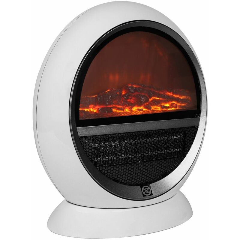 

Deuba - Termoventilador radiador 2 niveles de calor 850W 1500W chimenea con calefacción 35x31x18cm termperatura ajustable