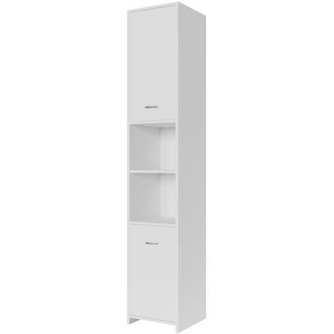 main image of "Deuba White Bathroom Cupboard Tall Cabinet High Furniture Large Storage Unit Freestanding Home"