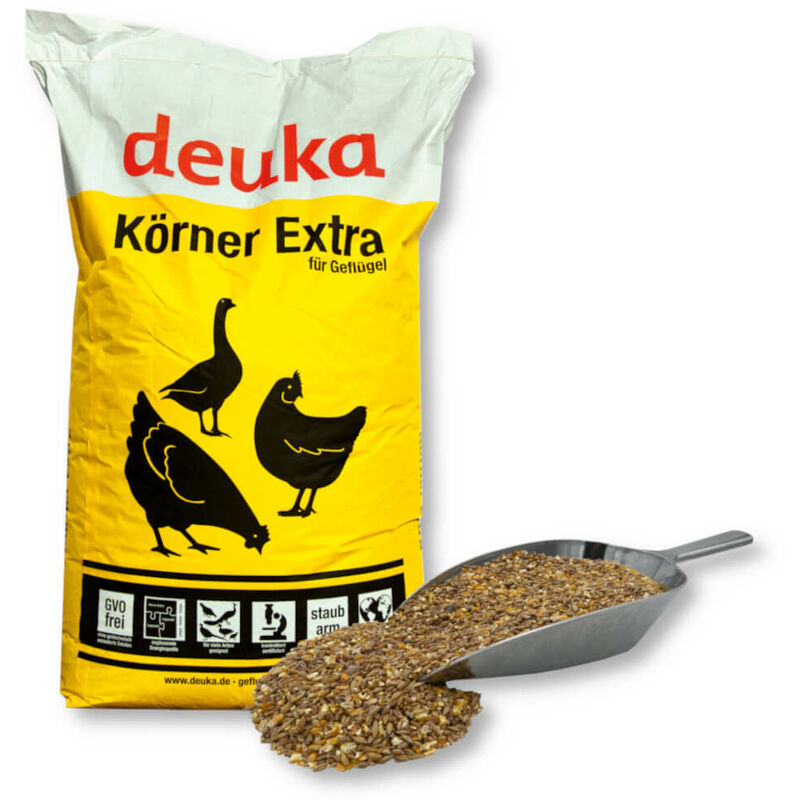 Aliment en grains Extra 25kg Aliment pour poulets Aliment pour poules pondeuses - Deuka