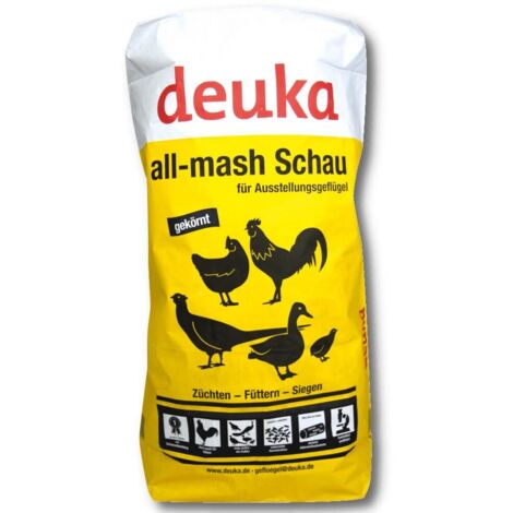 Deuka all-mash Schau 25 kg Geflügelfutter Schaufutter Hühnerfutter Hahnfutter