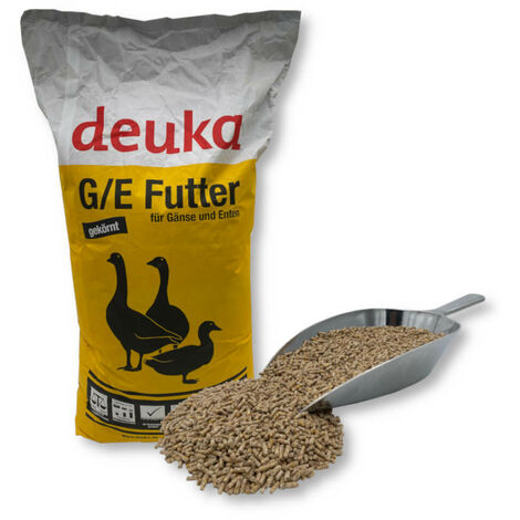 Deuka Gänsefutter Entenfutter 25 kg Geflügelfutter ab der 3. Woche Mastfutter