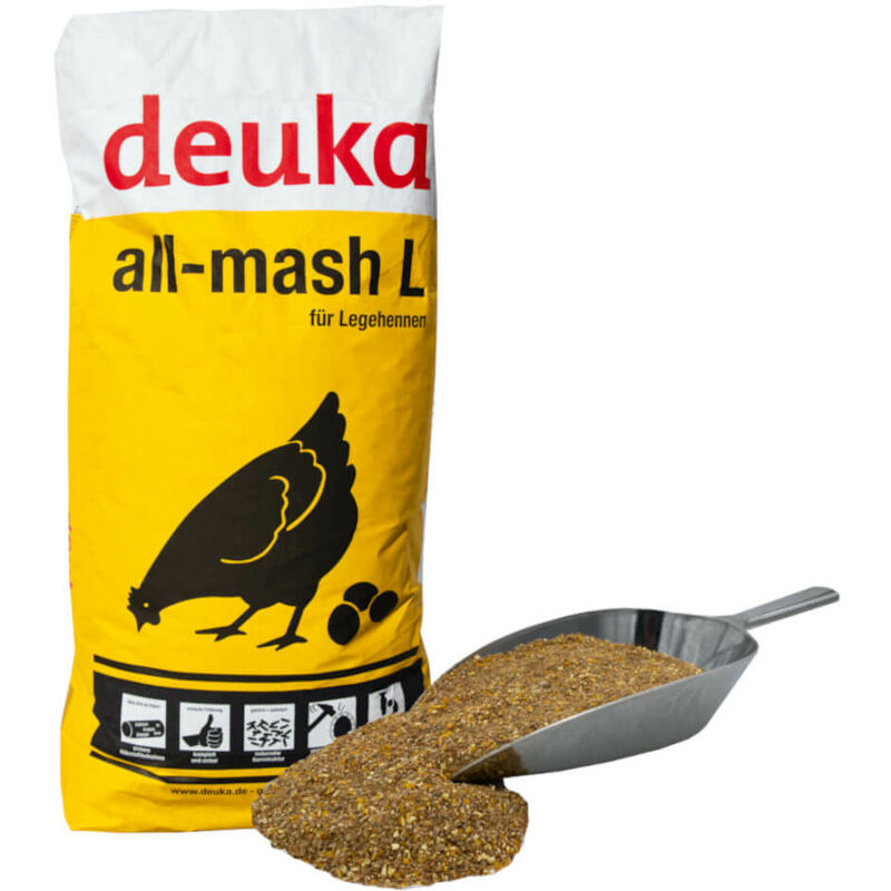 Deuka - ng All Mash l 25 kg aliment pour poules, aliment pour volailles, farine de ponte, graines