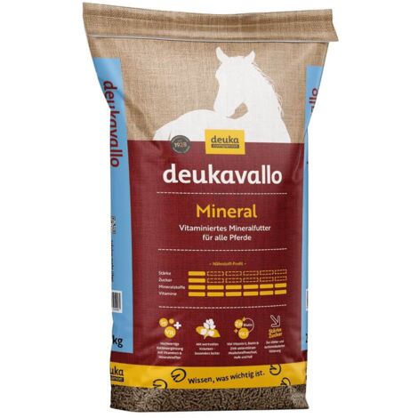 Deukavallo Mineral 20 kg Vitaminiertes Mineralfutter Pferdefutter