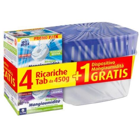 DEUMIDIFICATORE "AIR MAX VASCHETTA" +4 TAB 450GR)