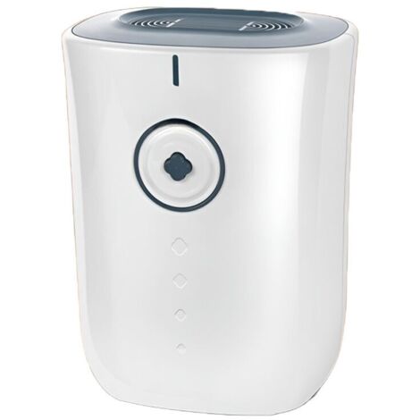 Deumidificatore elettrico per la casa, portatile, compatto, silenzioso, per cantina, camera da letto, bagno, spegnimento automatico (bianco)