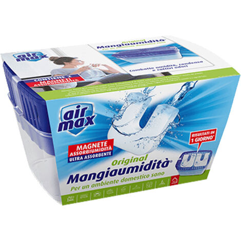 Deumidificatore Mangiaumidita' Tab Assorbi Umidita' 900 Gr Air Max Airmax 40 Mq