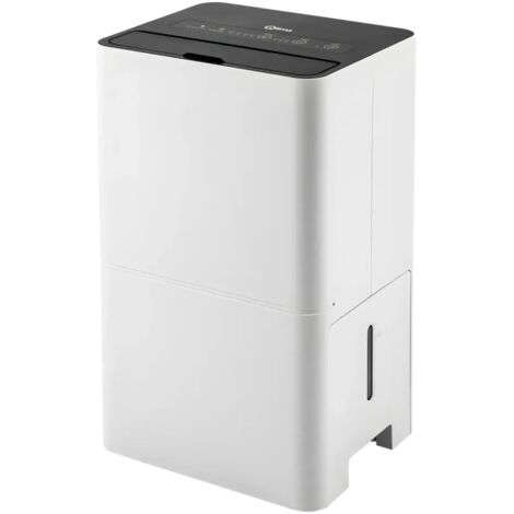 Deumidificatore per Ambiente 75 m³ Portatile 12L con Timer Bianco