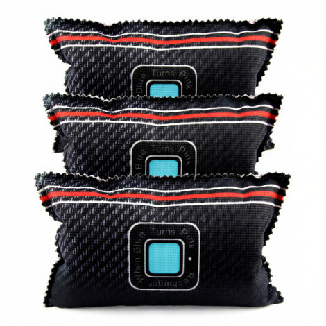 DEUMIDIFICATORE PER AUTO, GRANDE SET DA 3, USO MULTIPLO