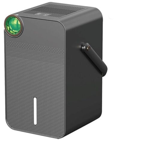 Deumidificatore portatile per la casa, deumidificatore per asciugare i vestiti, controllo intelligente dell'umidità + purificazione dell'aria, nero