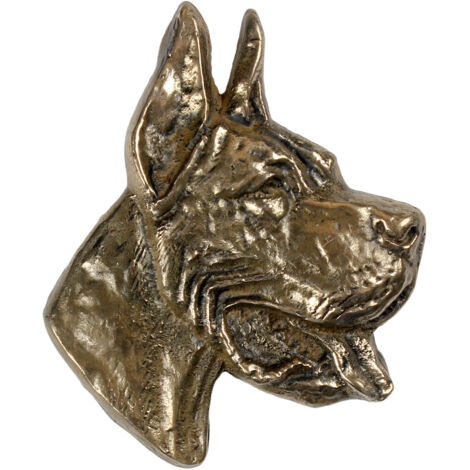 Deutsche Dogge - eine Gedenktafel mit einem Hund, ein personalisiertes Dankeschön, eine Auszeichnung, ein Diplom mit einer Widmung der Marke Art-Dog
