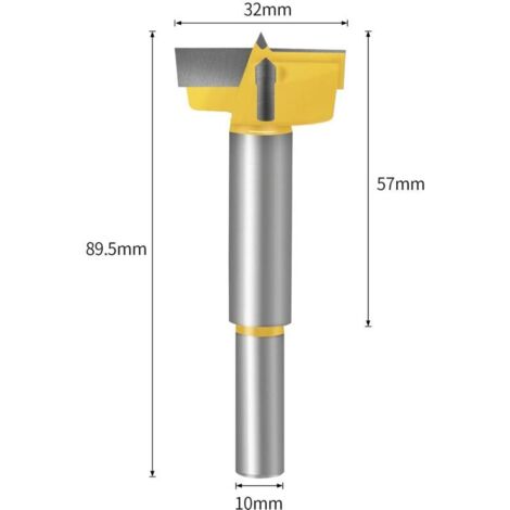 (Deux, 32 mm) ouvre-trous pour le travail du bois, forets pour le travail du bois pour réaliser des trous propres et à fond plat dans le bois