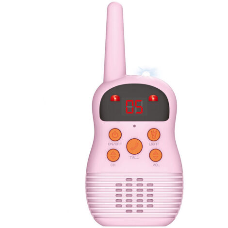 Deux adorables petits bijoux. Talkie-walkie rechargeable USB Type C avec fonction VOX pour jeux d'aventure, randonnée et cyclisme.-AquaForge