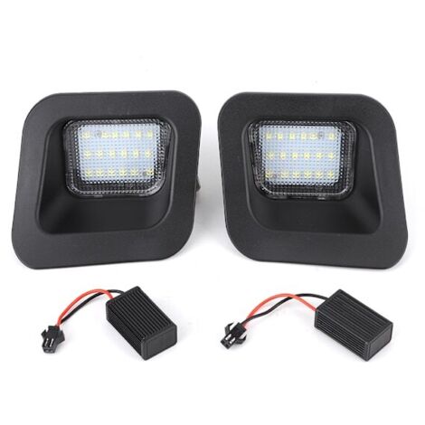 Deux feux de plaque d'immatriculation à LED pour Dodge Ram 1500 2500 3500 (2003-2018)