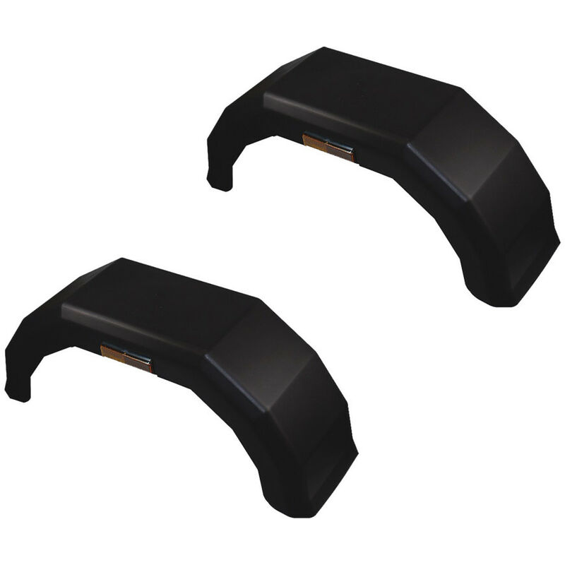 Autobest - Deux gardes boue de remorque, en plastique, pour roue de 10 pouces