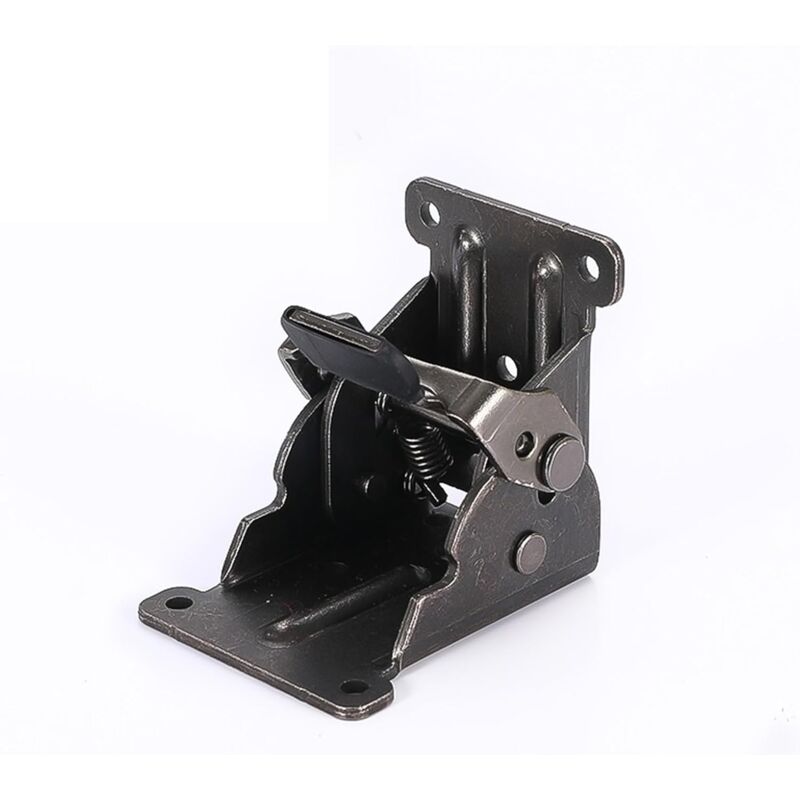 Ikodm - Deux jeux de pieds rétractables, pliables et verrouillables, charnières autobloquantes à 90° (bronze foncé, vis)