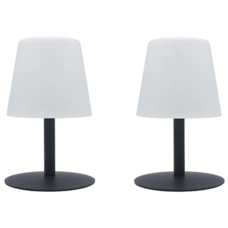 Deux lampes de chevetSans fil dirigéEnsemble lampe de bureau avec télécommande, lumière chaude, forte luminosité 16centimètre