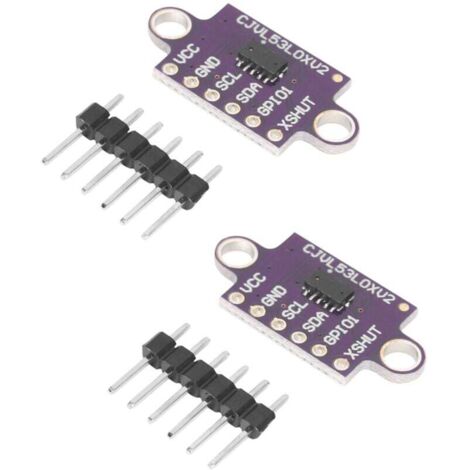 Deux Modules Capteur de Distance Laser ToF 940nm avec Interface I2C Compatible Arduino