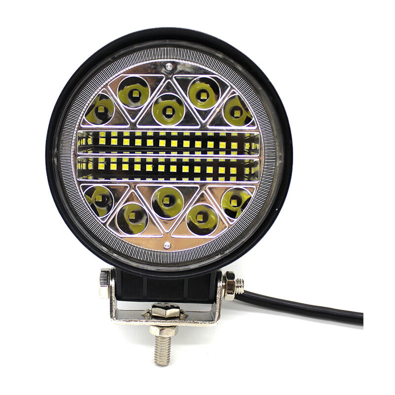 Deux phares LED de voiture à large champ de vision de 102 W clignotent des phares modifiés de véhicule tout-terrain, des projecteurs, des feux de