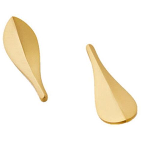 deux Pices Creative Light Luxury Pull Hand Golden Pipa Leaf Pull Hand Armoire  Chaussures Armoire De Salle De Bains Tiroir Poigne Nouveau Style Ch