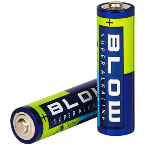 Deux piles alcalines AA 1,5 V LR6, Blow