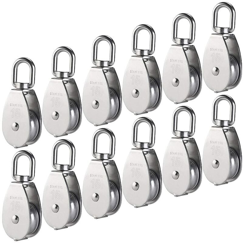 Deux poulies inox M15 à vendre M156