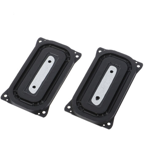 Deux radiateurs de basses avec trous de montage de diaphragme, diaphragme résonant passif à plaque d'aide aux basses 8848.
