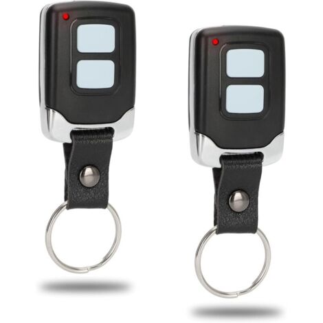 Deux télécommandes d'ouvre-porte de garage, compatibles avec les télécommandes d'ouvre-porte de garage Liftmaster et Chamberlain, adaptées aux modèles 893MAX, 891LM, 893LM et 890MAX.