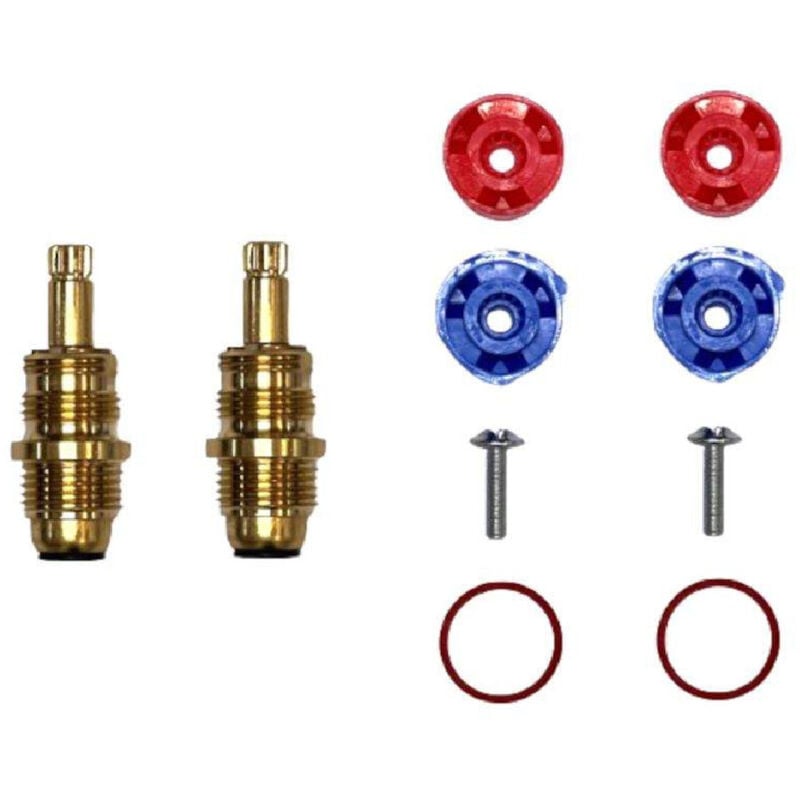 Deux têtes Porcher 18x150 pour robinet mélangeur jade 3 trous