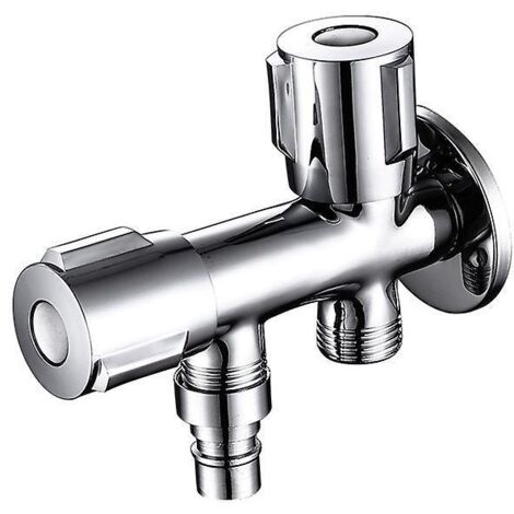 deux Vanne D'angle  Trois Voies-boost-femme Lavage-machine  Laver Multifonction-robinet-vanne  Roulettes