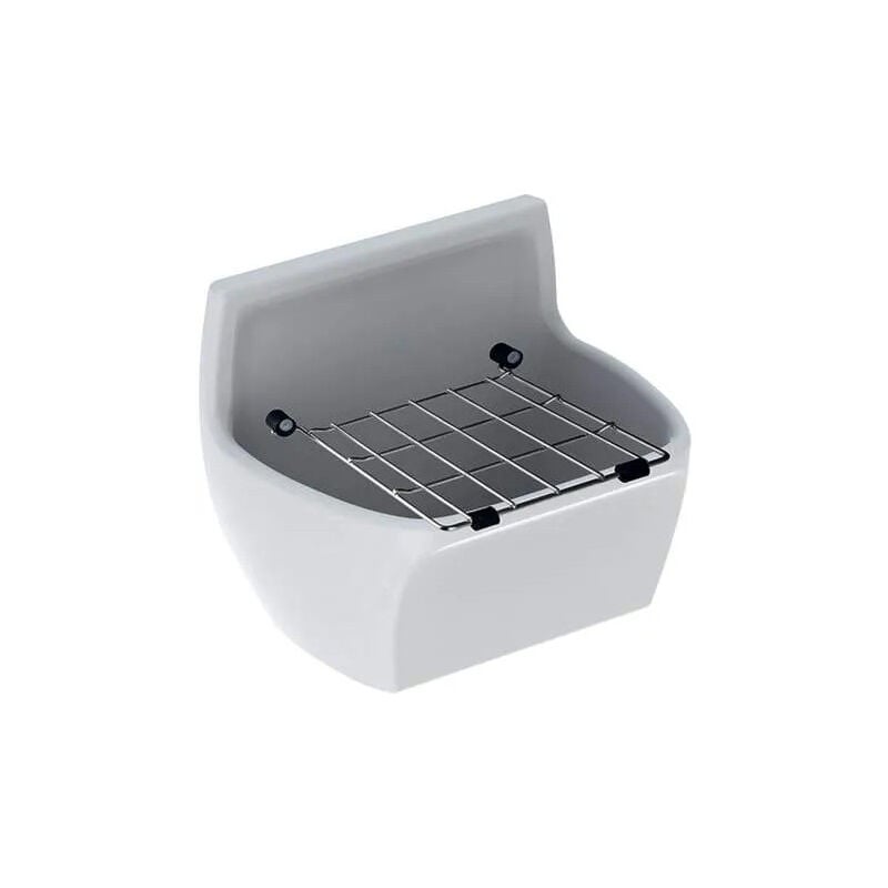 Déversoir 450 mm avec grille et fixation