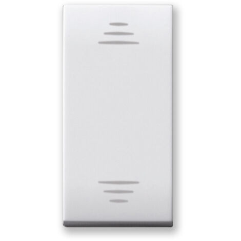 Deviatore 16AX Domus S44 AVE Colore RAL 9010 1P Illuminabile Finitura Lucida 1M