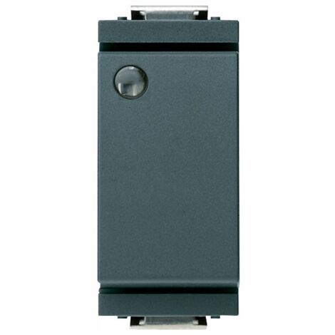 Deviatore 1P 16Ax Luminoso Grigio ( VIMAR cod. 17003.L )