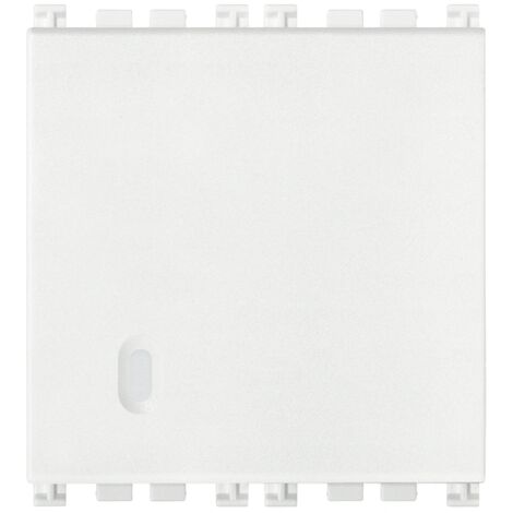 Deviatore 2 moduli 1P 10AX 2M bianco Vimar Arkè 19004.2.B