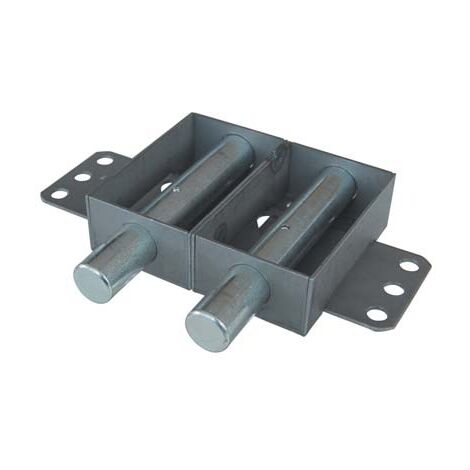 Deviatore 2 pistoni 201 cipierre zincato sx mm 120x 90
