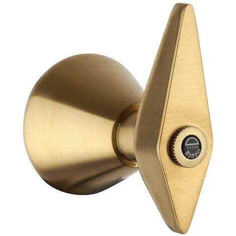 Deviatore ad incasso a 2 vie con corpo incasso incluso in finitura ottone spazzolato Mamoli Gio Ponti 25130000002G  Ottone spazzolato